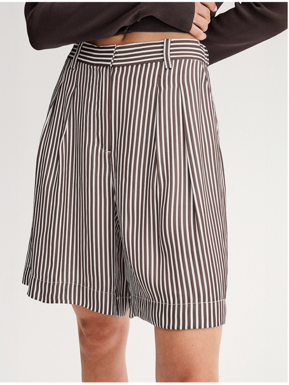 NWT Black & White Bermuda Shorts